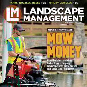 Landscape Management February 2020 cover. Photo by Kubota