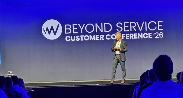WorkWave CEO Kevin Kemmerer started the conference with a keynote address on how WorkWave drives measurable ROI and transformative growth. (Photo: LM staff)